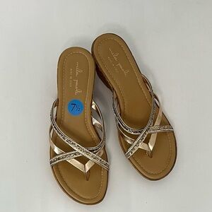 Mila Paoli Embellished Sandals